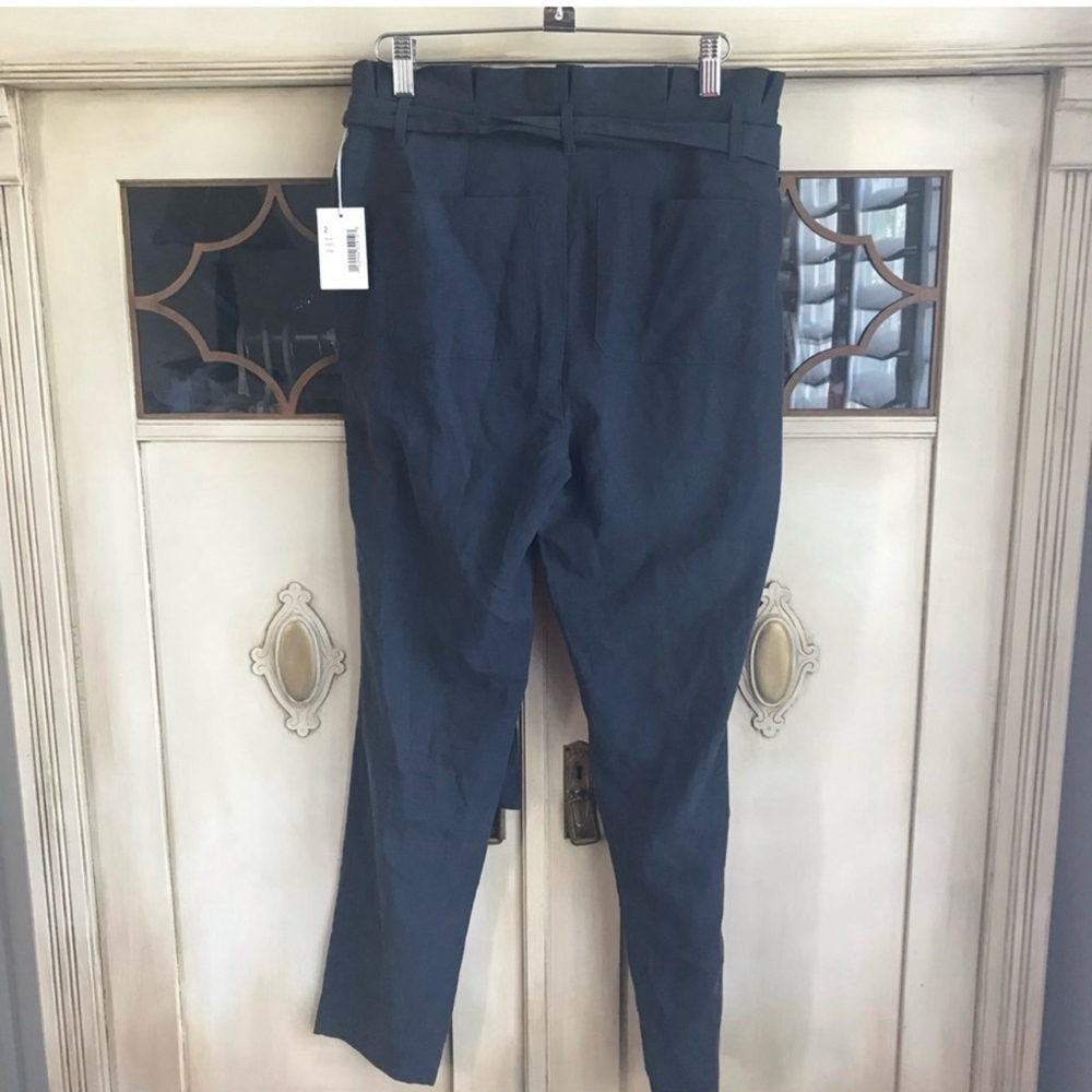 NWT ECRU Cropped Nevis Dress Pants In Indigo | Sz 2 - Picture 3 of 8